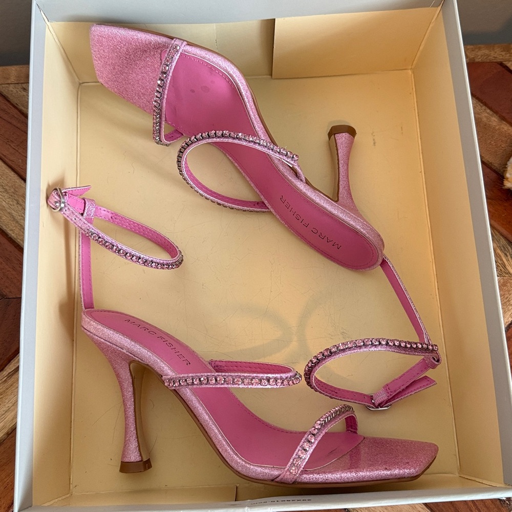 Pink Marc Fisher Satra Dress Sandal